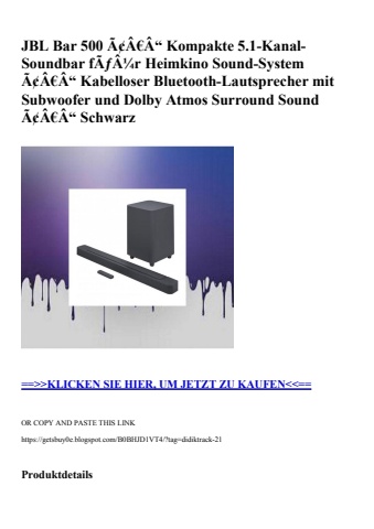 7846 jbl bar 500 ã¢â€â“ kompakte 5