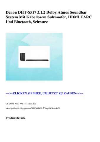 8589 denon dht-s517 3