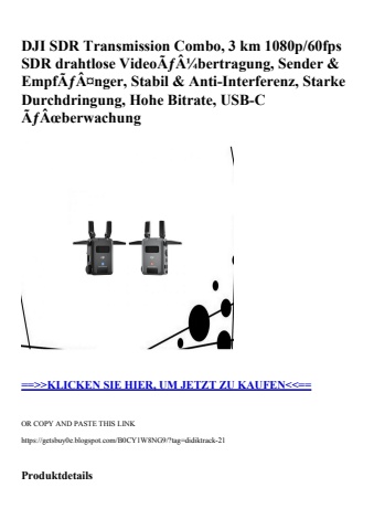 2842 dji sdr transmission combo  3 km 1080p 60fps sdr drahtlose videoãƒâ¼bertragung  sender   empfãƒâ¤ng