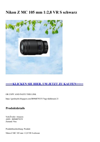 3869 nikon z mc 105 mm 1 2 8 vr s schwarz