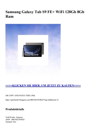 3727 samsung galaxy tab s9 fe  wifi 128gb 8gb ram