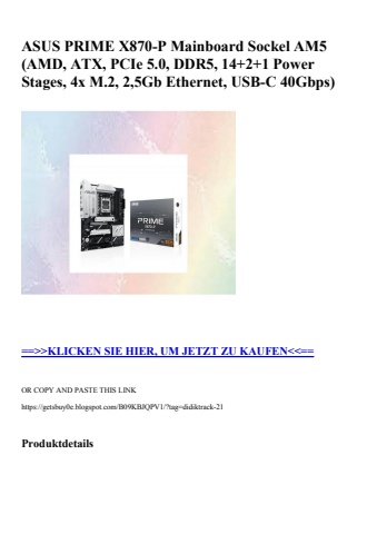 8864 asus prime x870-p mainboard sockel am5  amd  atx  pcie 5