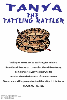 Tanya The Tattling Tattler