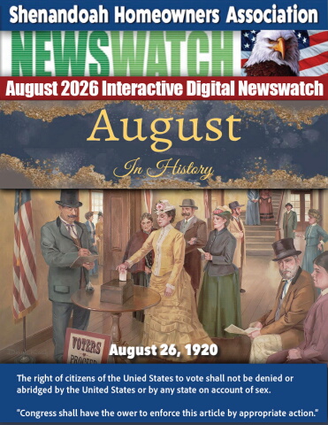 August 2026 newswatch