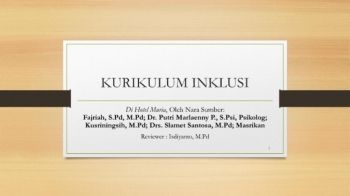DESIMINASI INKLUSI