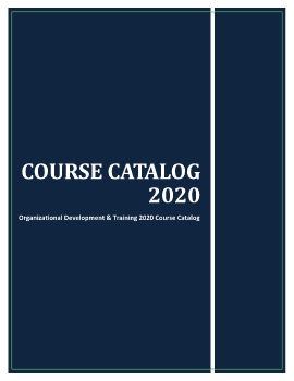2020 HRSD ODT Course Catalog