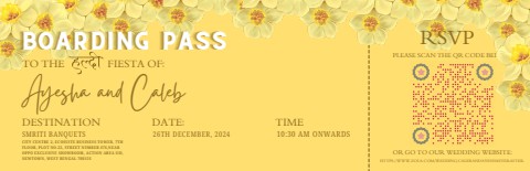 Haldi Sangeet Wedding pass