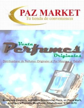 catalago perfumes PAZ MARKET