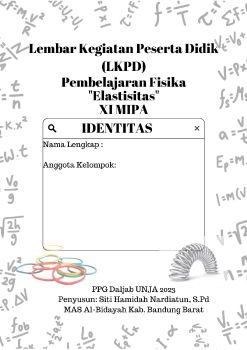 LKPD ELASTISITAS 1