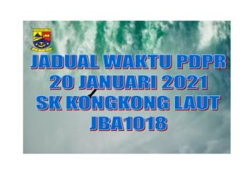 dokumen jadual waktu pdpr 2021