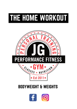 JG Performance Home Workout