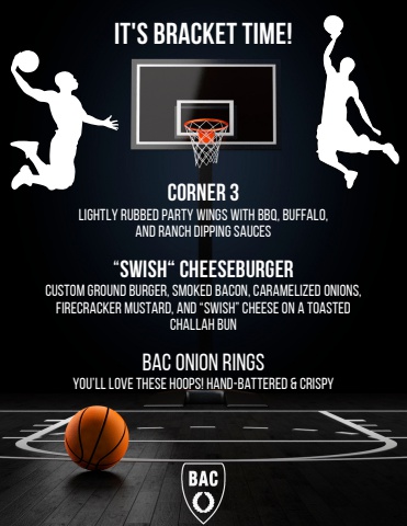 march madness menu