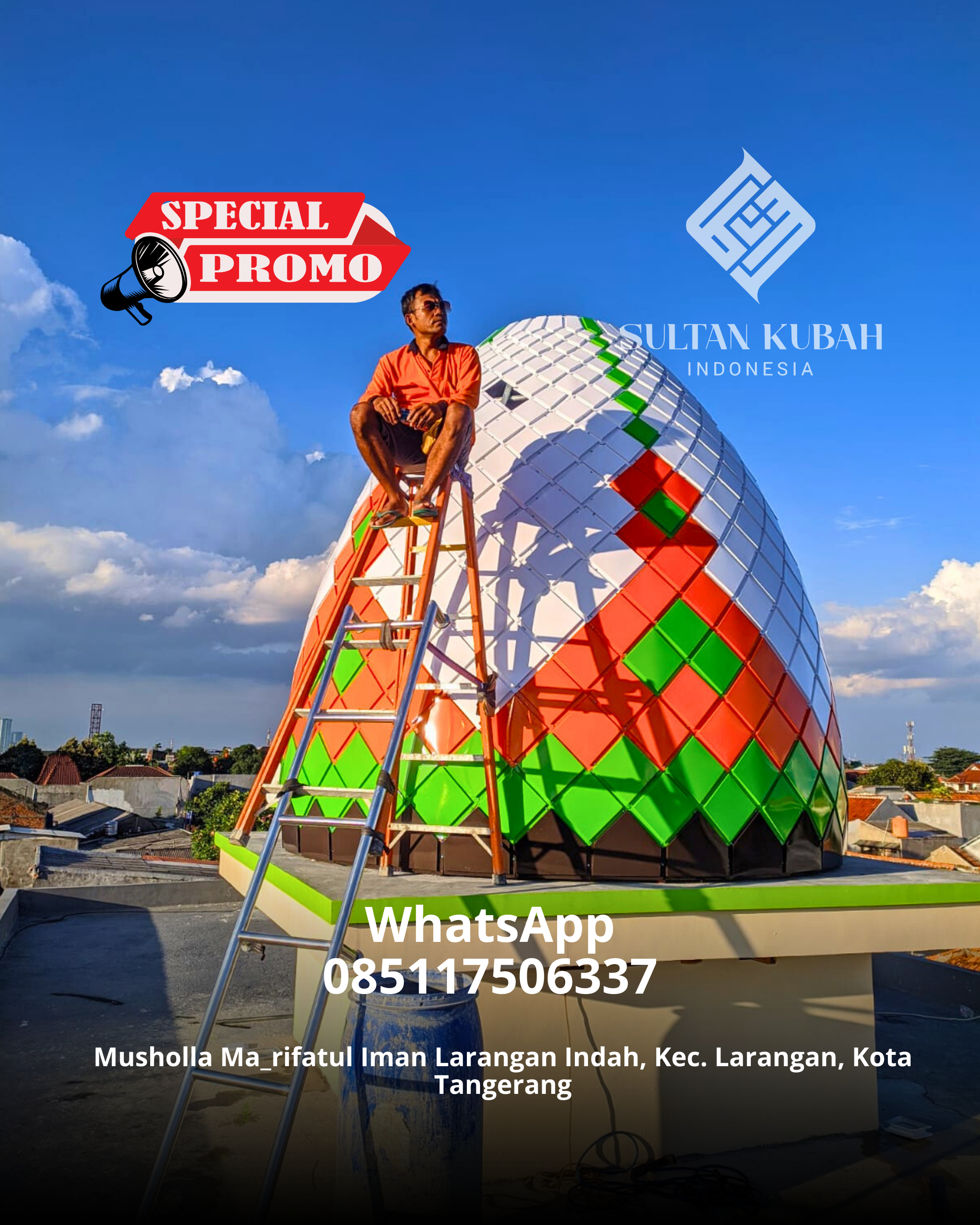 PUSAT KUBAH MASJID BERKUALITAS DI KEC. ABUKI, KABUPATEN KONAWE (WA: 085117506337)