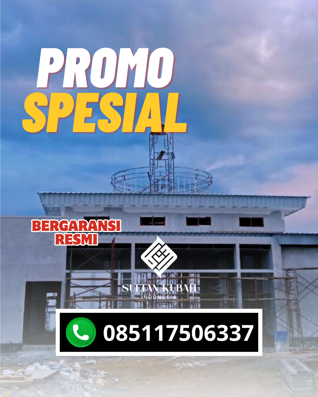 PABRIK KUBAH MASJID MODERN DI KEC. TONDANO UTARA, KABUPATEN MINAHASA (WA: 085117506337)