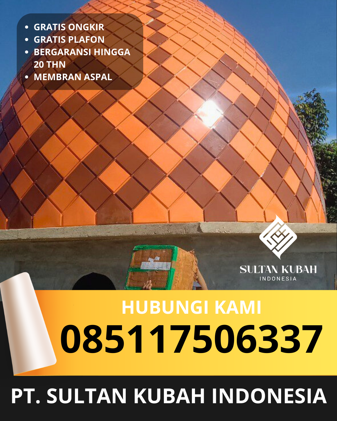 KUBAH MASJID HARGA TERJANGKAU DI KEC. BENGKULU SELATAN, KAB. BENGKULU SELATAN (WA: 085117506337)