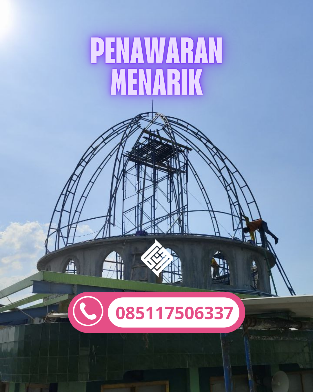 PRODUSEN KUBAH MASJID EKSKLUSIF DI KEC. BUNTU MALANGKA, KABUPATEN MAMASA (WA: 085117506337)