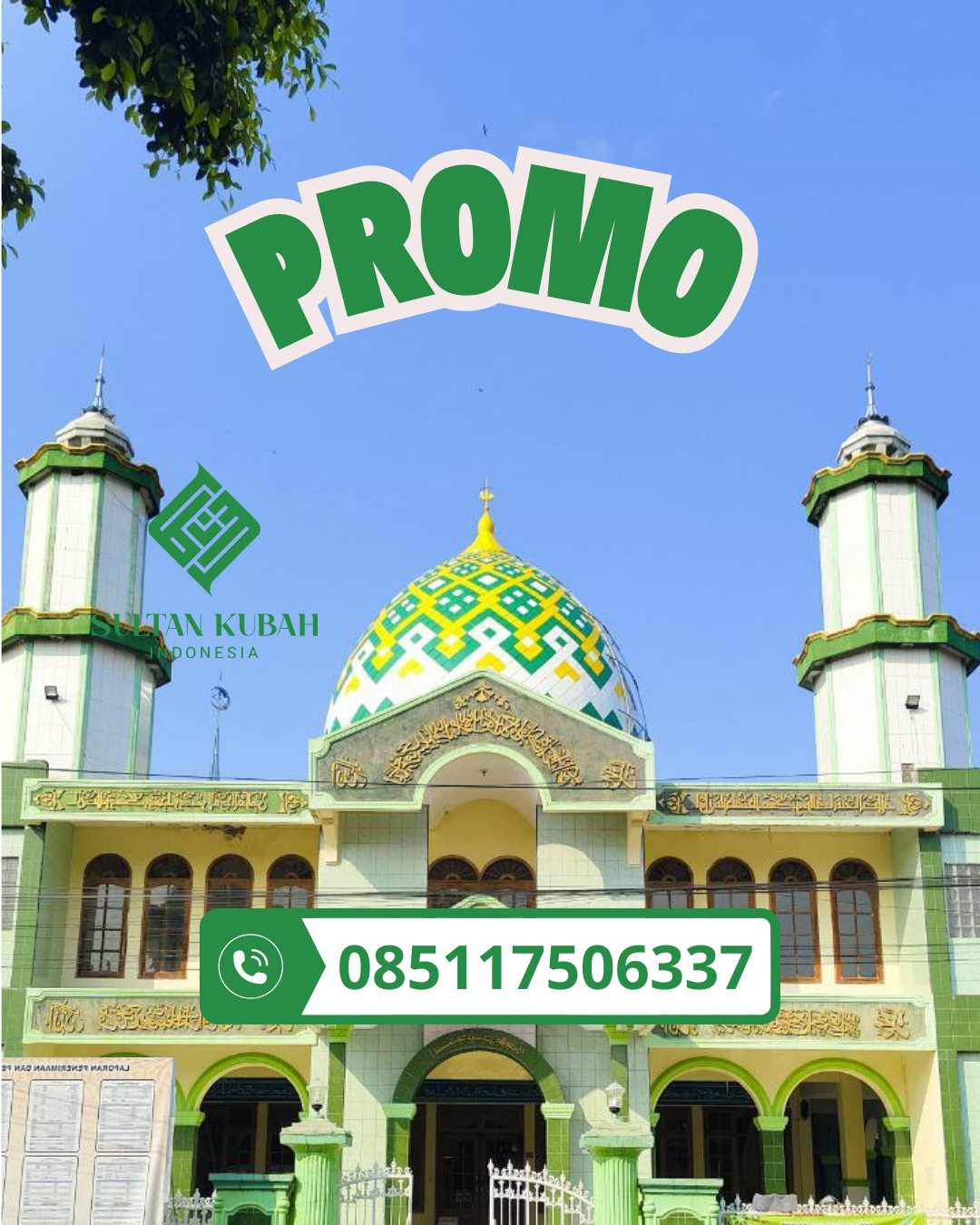 JUAL KUBAH MASJID GRC TAHAN LAMA DI KEC. NUHON, KAB. BANGGAI (WA: 085117506337)