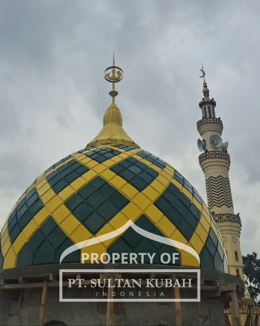 KUBAH MASJID DESAIN ELEGAN DI KEC. ADIWERNA, KAB. TEGAL (WA: 085117506337)
