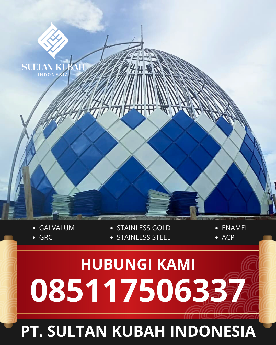 PUSAT KUBAH MASJID BERKUALITAS DI KEC. JAGAKARSA, KOTA JAKARTA SELATAN (WA: 085117506337)
