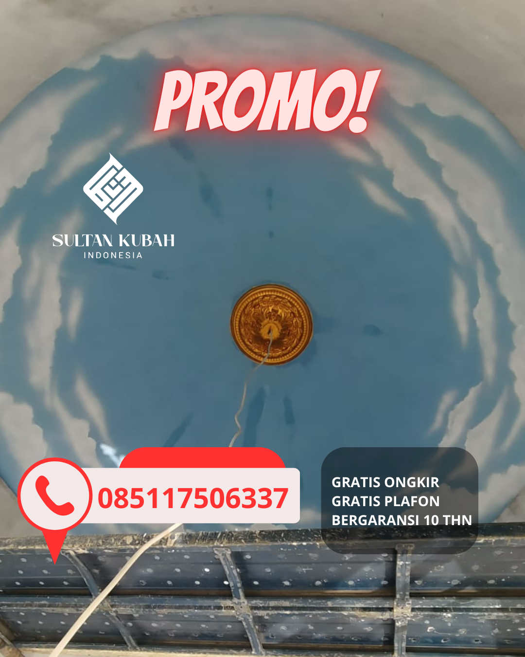 JUAL KUBAH MASJID TAHAN LAMA DI KEC. TAMALATE, KOTA MAKASSAR (WA: 085117506337)