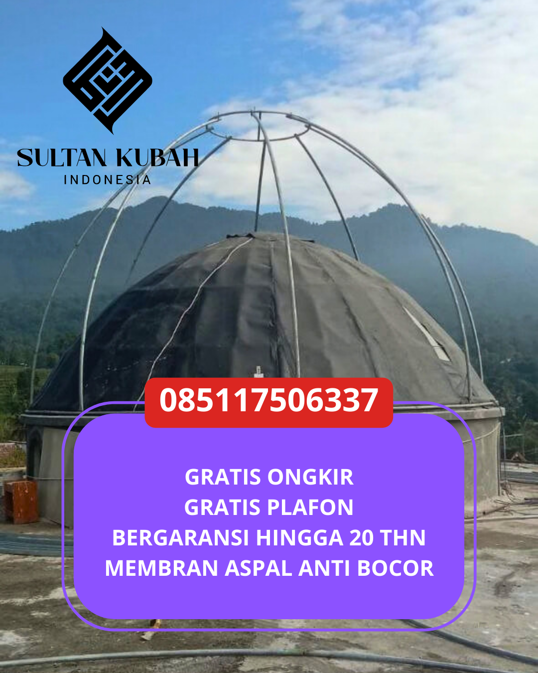 PABRIK KUBAH MASJID MODERN DI KOTA BANDUNG, JABAR (WA: 085117506337)