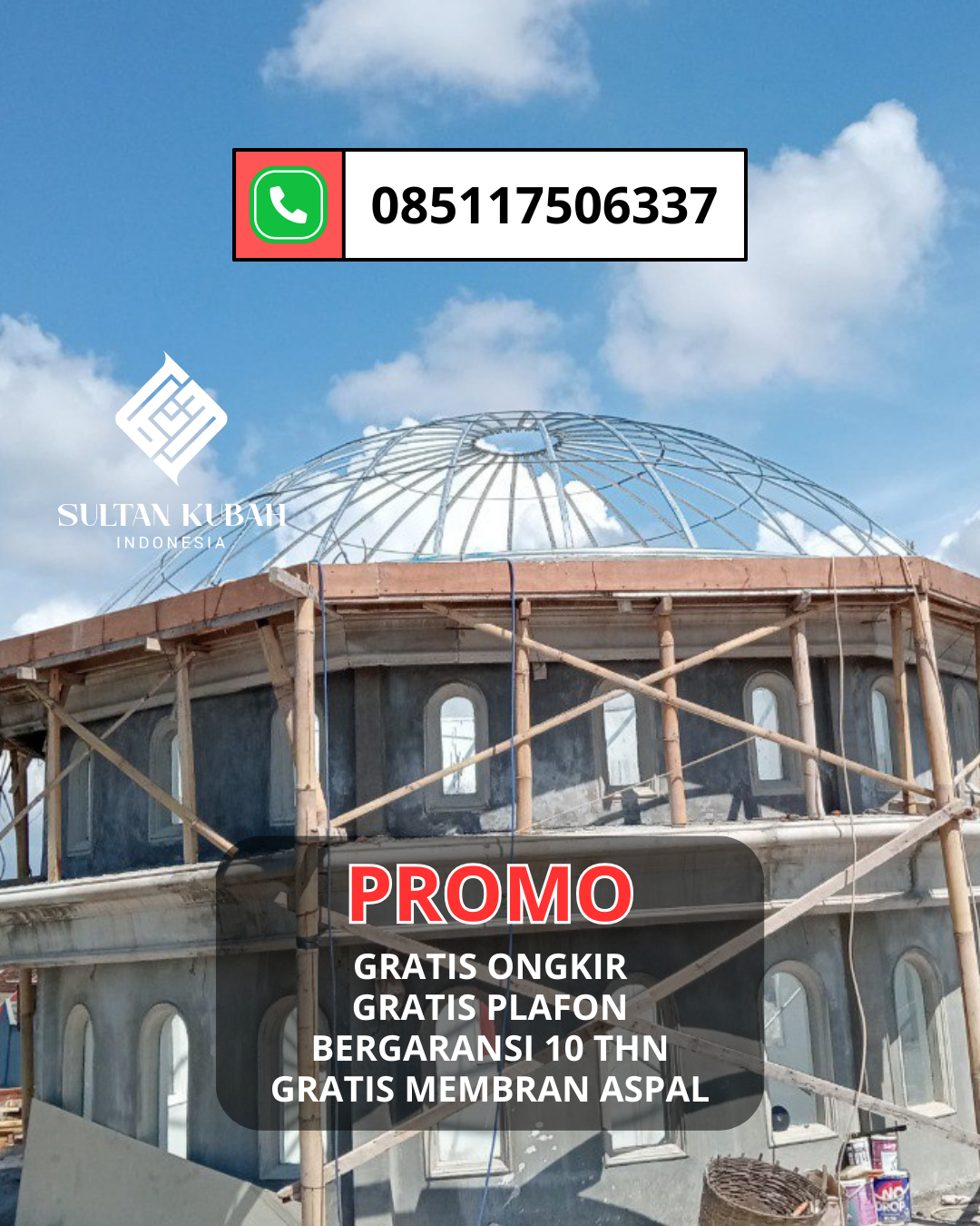 PRODUSEN KUBAH MASJID GRC EKSKLUSIF DI KEC. MAROS, KAB. MAROS (WA: 085117506337)