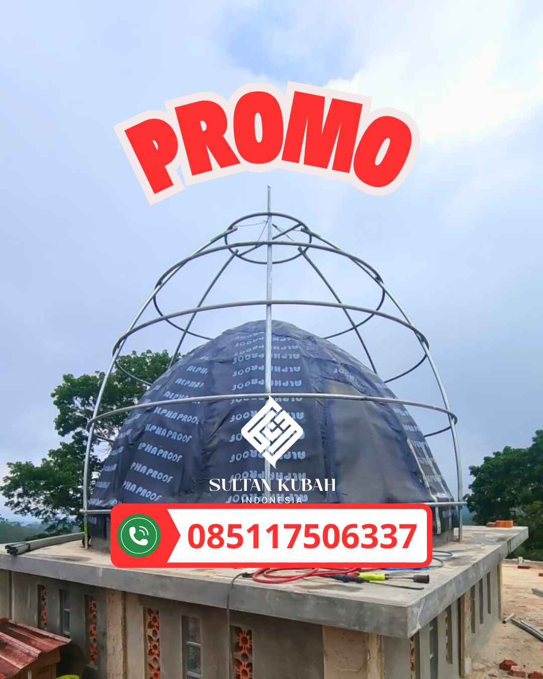 JUAL KUBAH MASJID GALVALUM TAHAN LAMA DI KEC. MADIDIR, KOTA BITUNG (WA: 085117506337)