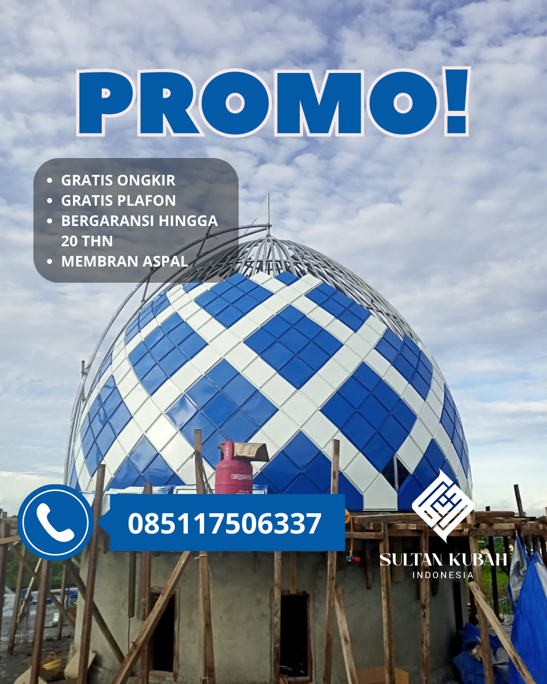 PABRIK KUBAH MASJID MODERN DI KEC. TALLAJO, KOTA MAKASSAR (WA: 085117506337)