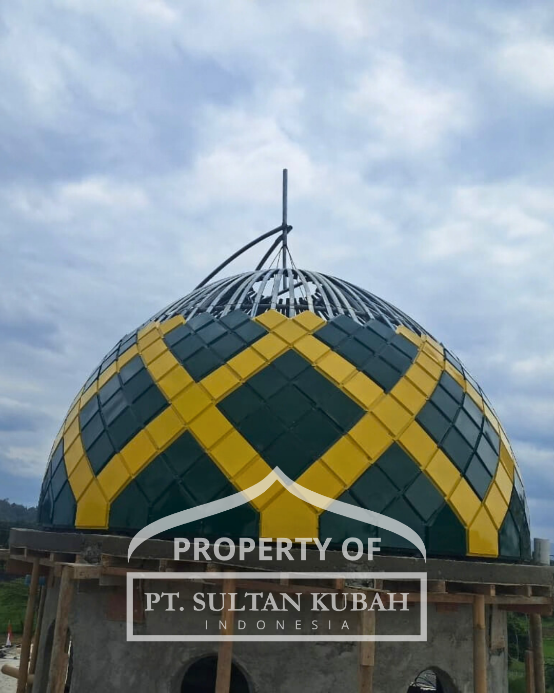 JUAL KUBAH MASJID TAHAN LAMA DI KEC. KAJEN, KAB. PEKALONGAN (WA: 085117506337)
