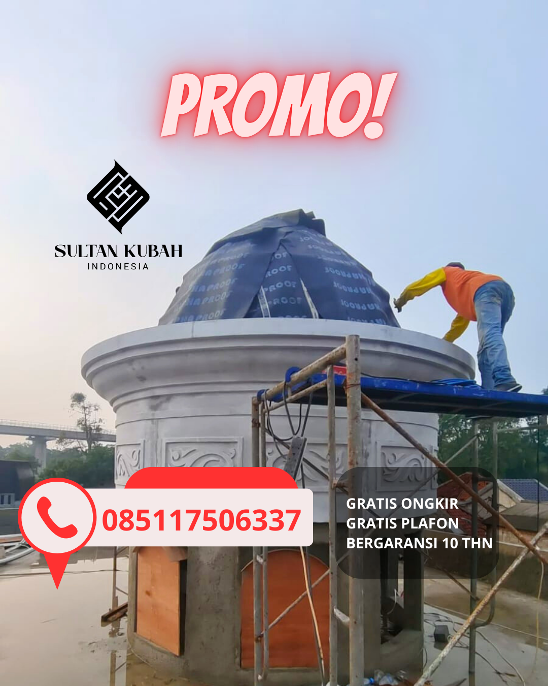 KUBAH MASJID DESAIN ELEGAN DI KEC. BLANGKEJEREN UTARA, KAB. GAYO LUES (WA: 085117506337)