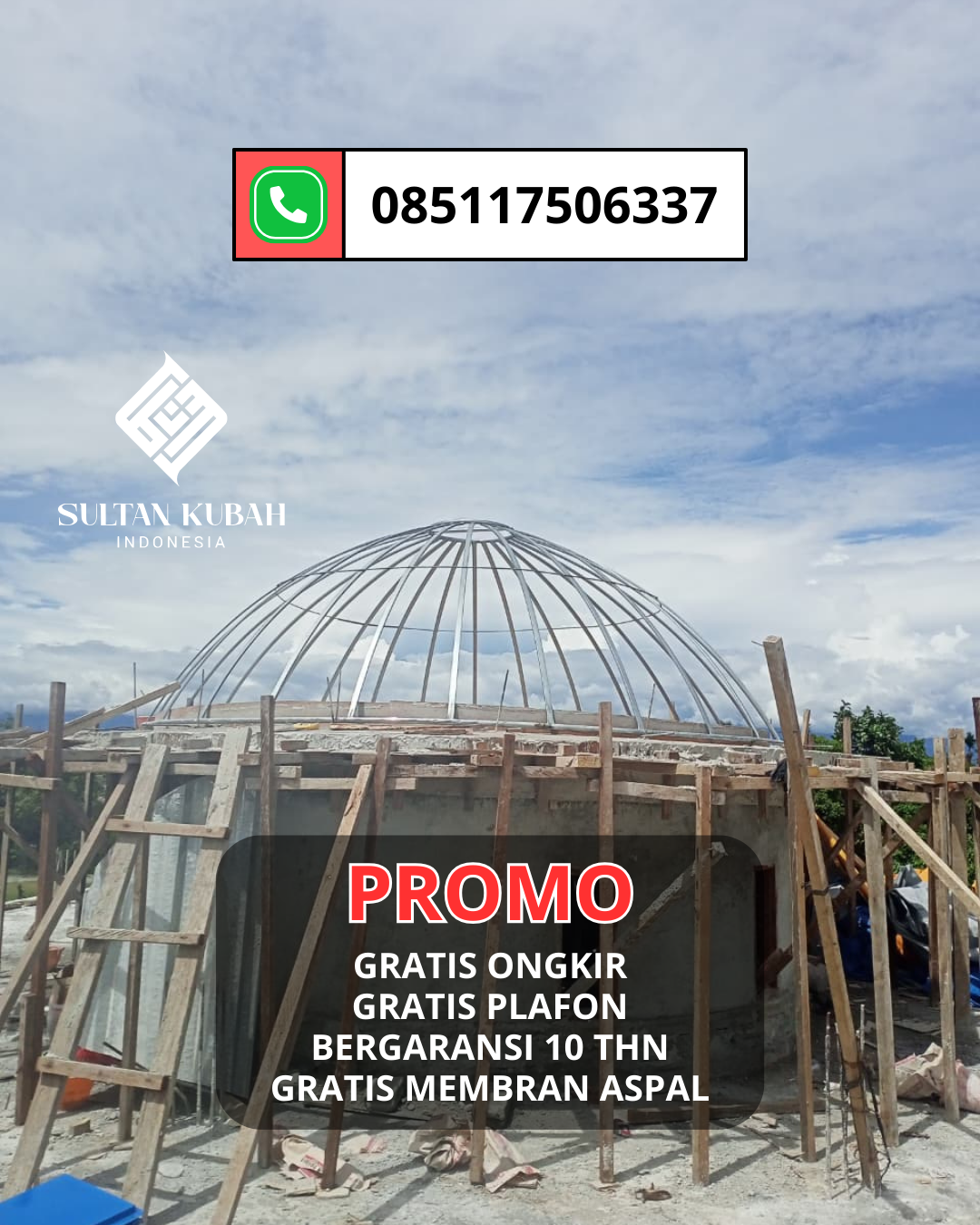 JUAL KUBAH MASJID PREMIUM DI KEC. DEMAK KOTA, KAB. DEMAK (WA: 085117506337)