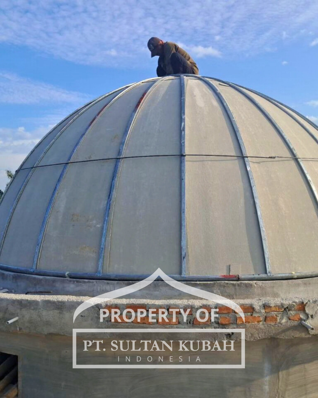 JUAL KUBAH MASJID TAHAN LAMA DI KEC. KEBUMEN, KAB. KEBUMEN, JAWA TENGAH (WA: 085117506337)