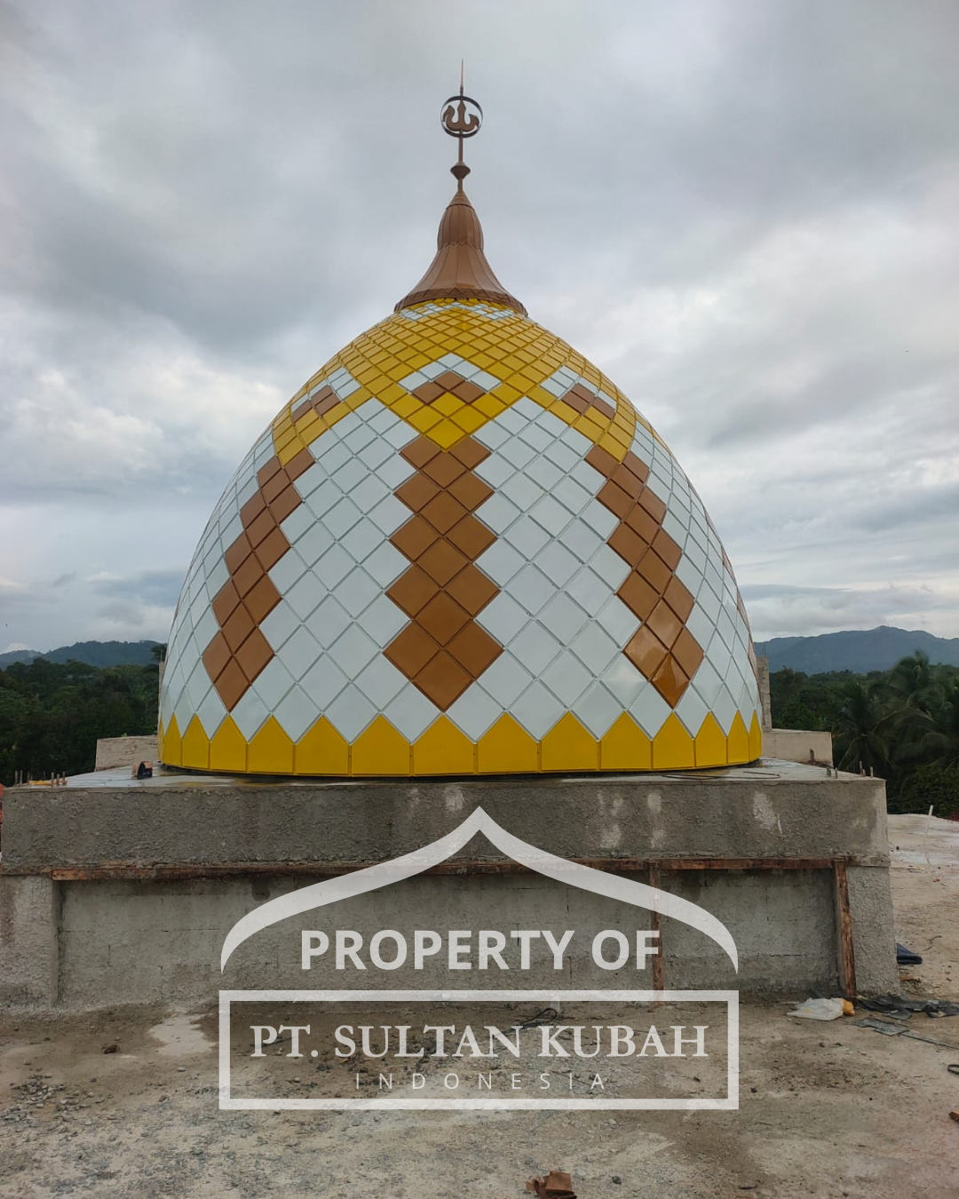 JUAL KUBAH MASJID TAHAN LAMA DI KEC. SERANG TIMUR, KOTA SERANG, BANTEN (WA: 085117506337)