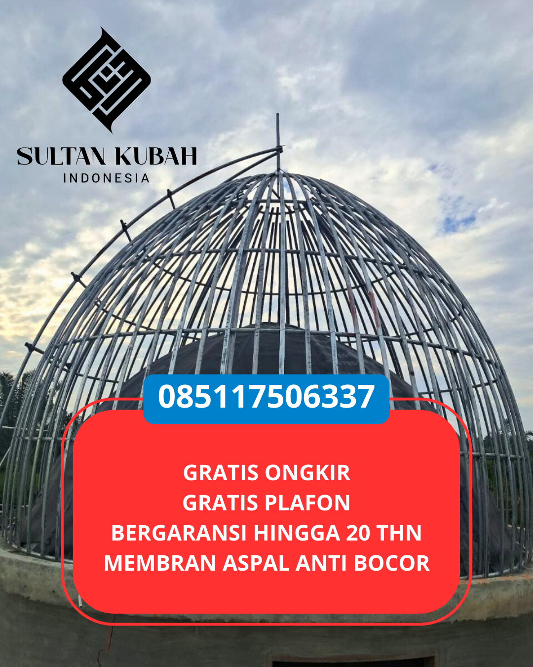 SPESIALIS KUBAH MASJID GARANSI RESMI DI KEC. CIMAHI SELATAN, KOTA CIMAHI, JAWA BARAT (WA: 085117506337)