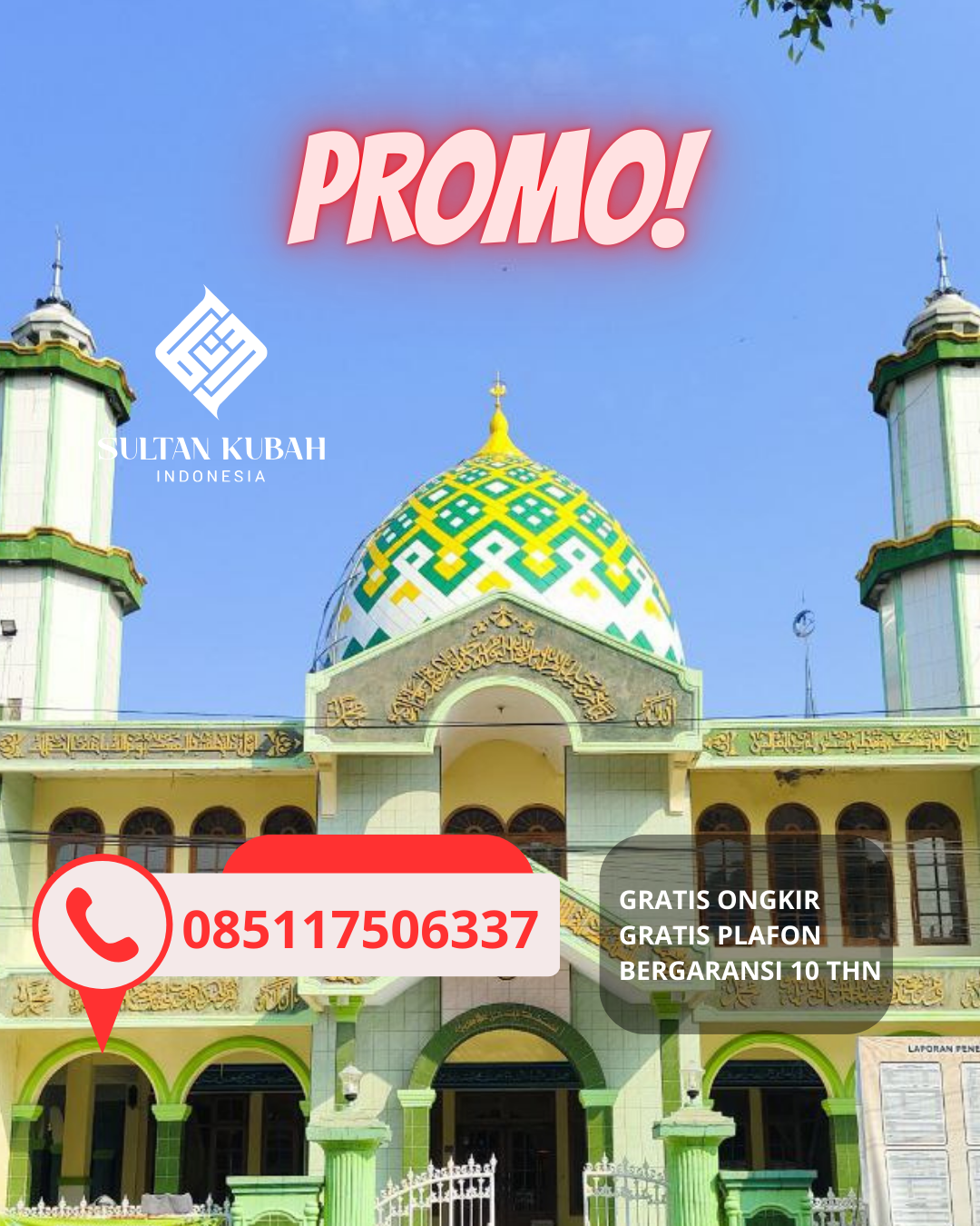 PUSAT KUBAH MASJID BERKUALITAS DI KEC. CICALENGKA, KABUPATEN BANDUNG (WA: 085117506337)