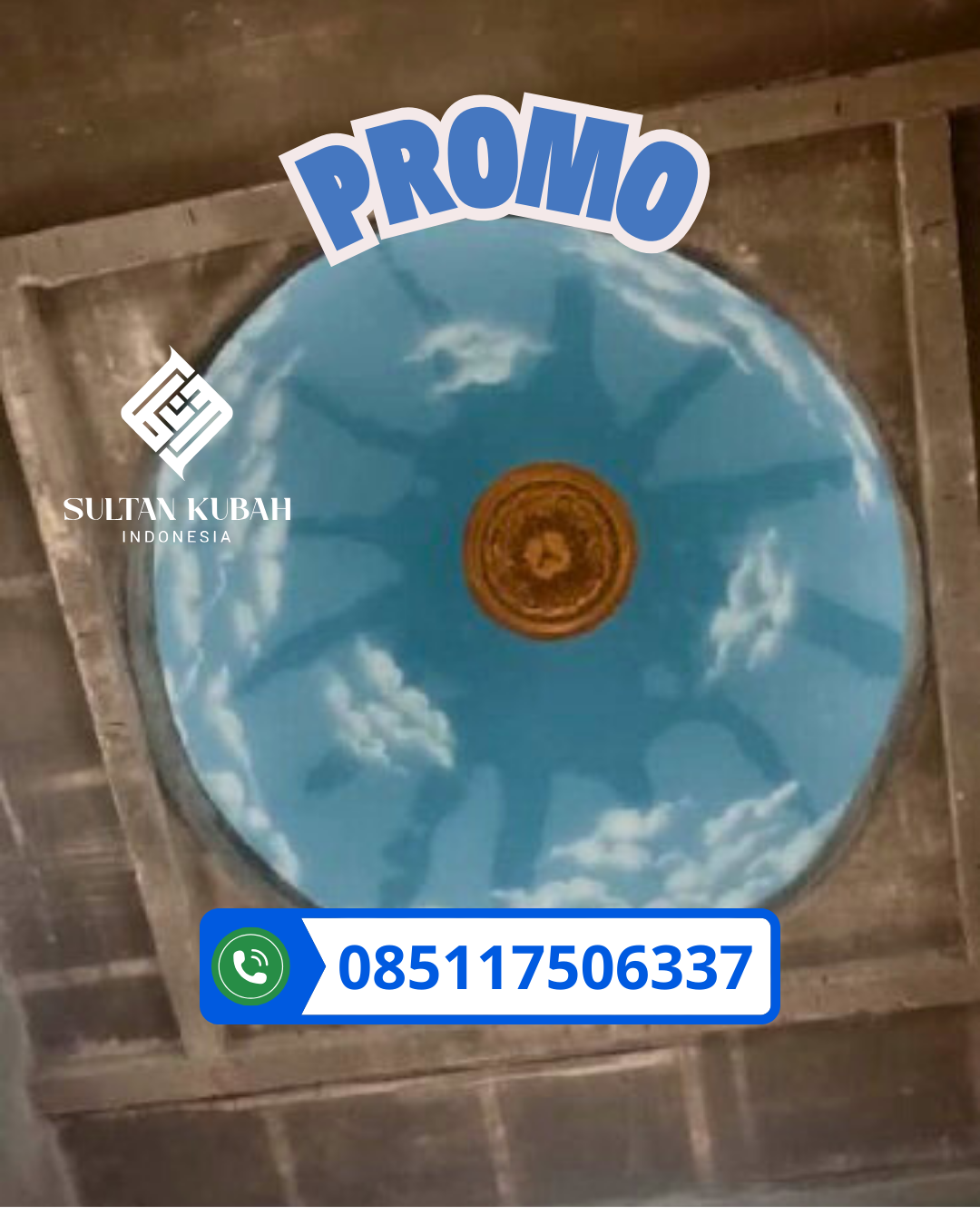 JUAL KUBAH MASJID GALVALUM TAHAN LAMA DI KEC. GUNUNG SARI, KAB. LOMBOK BARAT (WA: 085117506337)