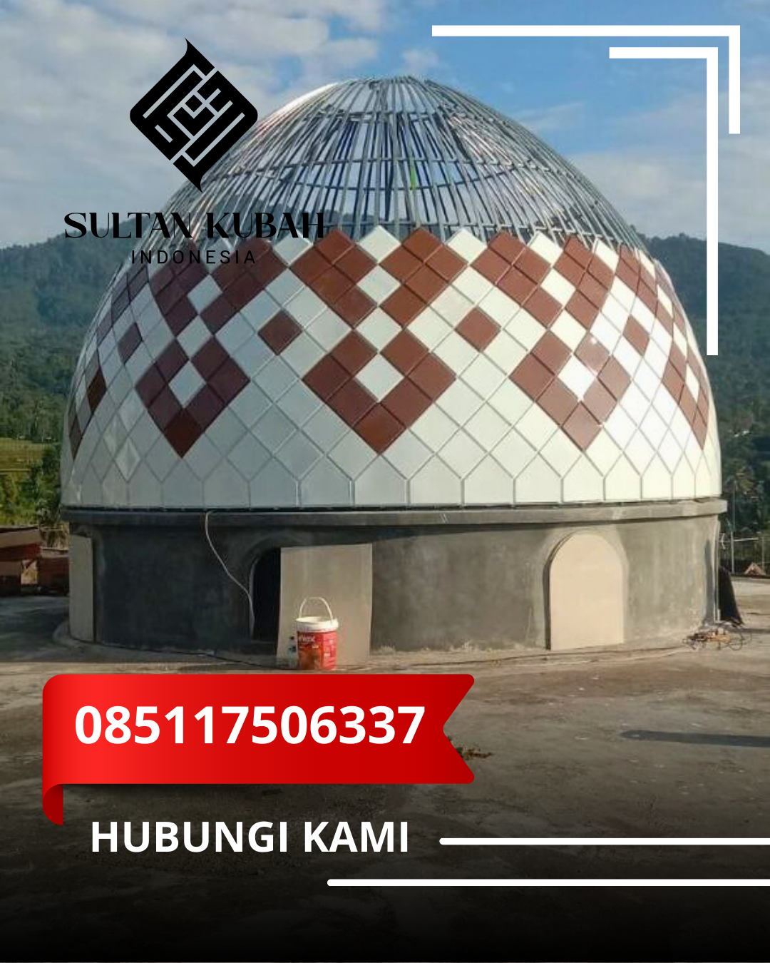 JUAL KUBAH MASJID PREMIUM DI KOTA BANDUNG, KEC. PANYILEUKAN, JABAR (WA: 085117506337)