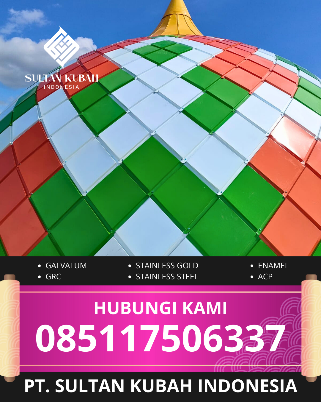 flipbookSPESIALIS KUBAH MASJID GALVALUM GARANSI RESMI DI KEC. KOTABARU, KAB. PANGKALPINANG (WA: 085117506337)