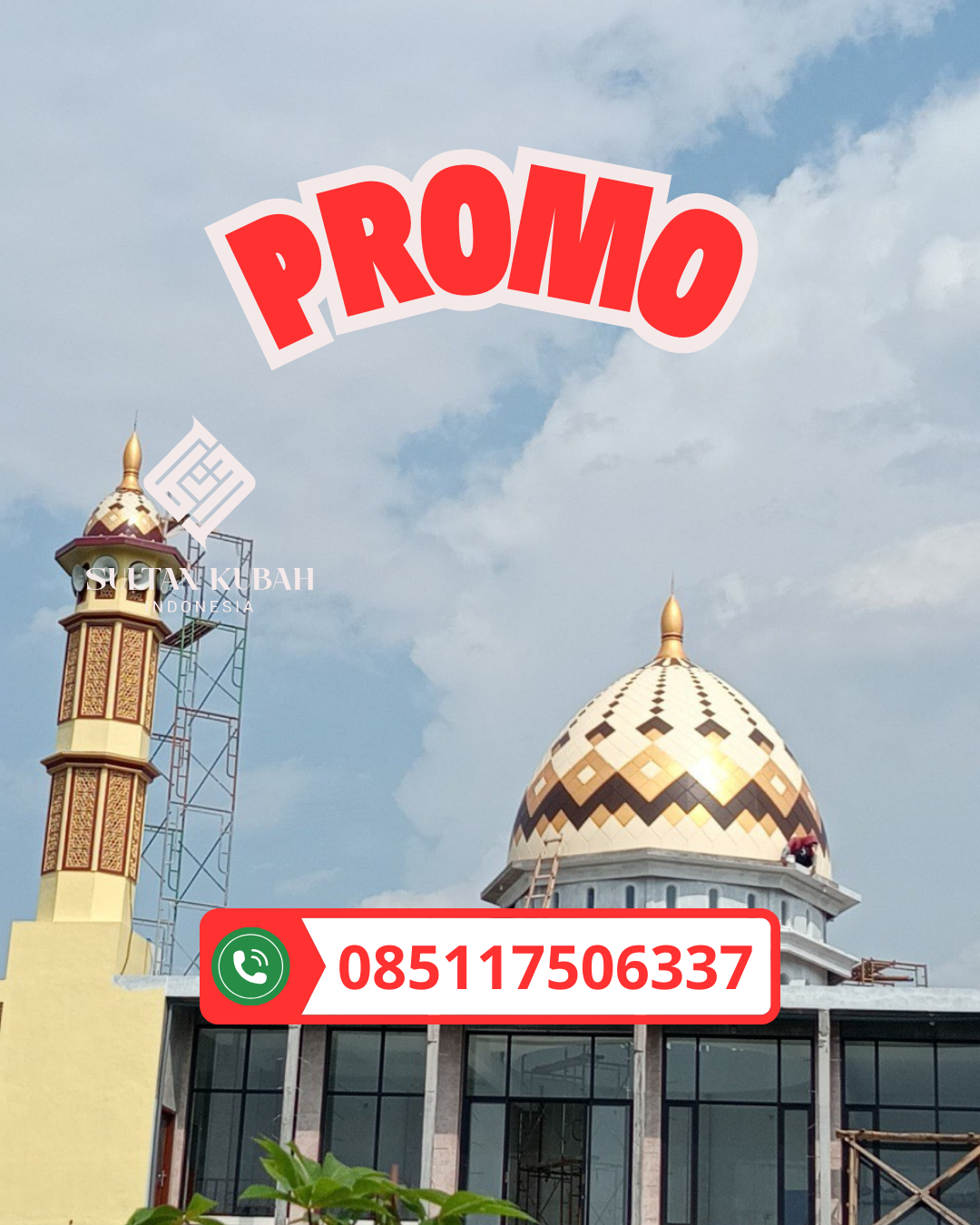 PABRIK KUBAH MASJID GRC MODERN DI KEC. TAKALAR, KAB. TAKALAR (WA: 085117506337)
