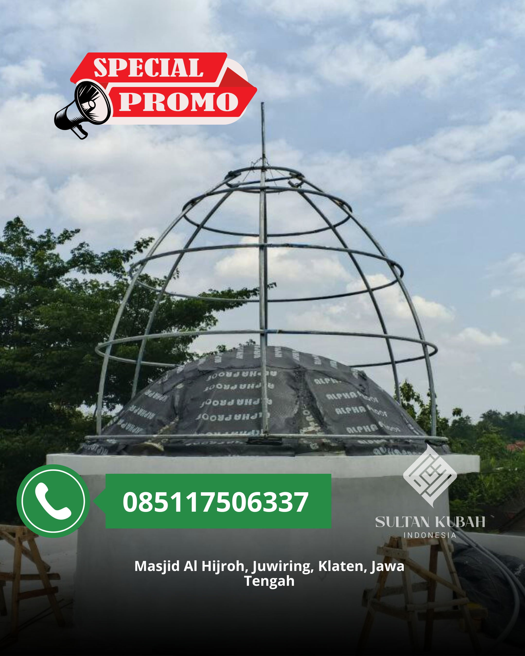 PUSAT KUBAH MASJID BERKUALITAS DI KEC. BANJARSARI, KOTA SURAKARTA (SOLO) (WA: 085117506337)