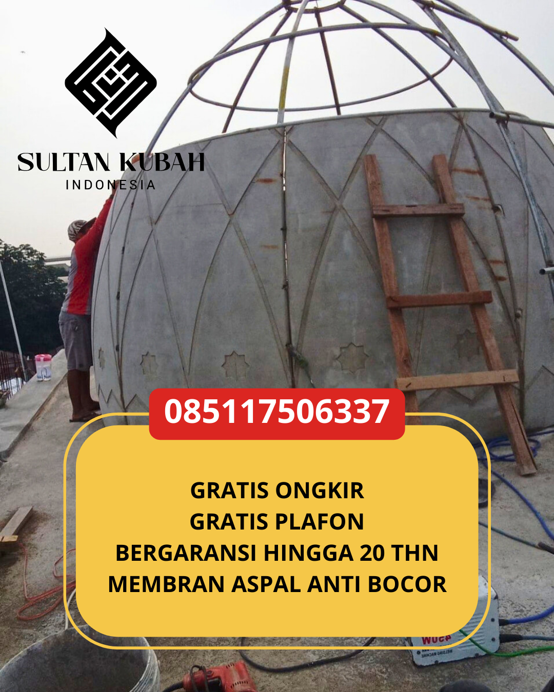 SPESIALIS KUBAH MASJID GARANSI RESMI DI KEC. DELIMA, KAB. PIDIE, ACEH (WA: 085117506337)