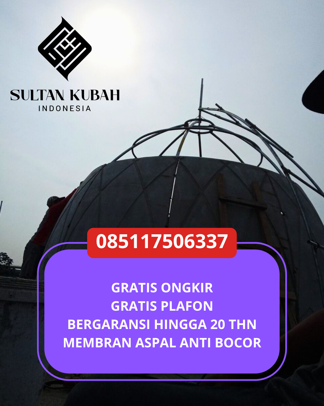 PUSAT KUBAH MASJID BERKUALITAS DI KEC. PALOPO BARAT, KOTA PALOPO, SULAWESI SELATAN (WA: 085117506337)