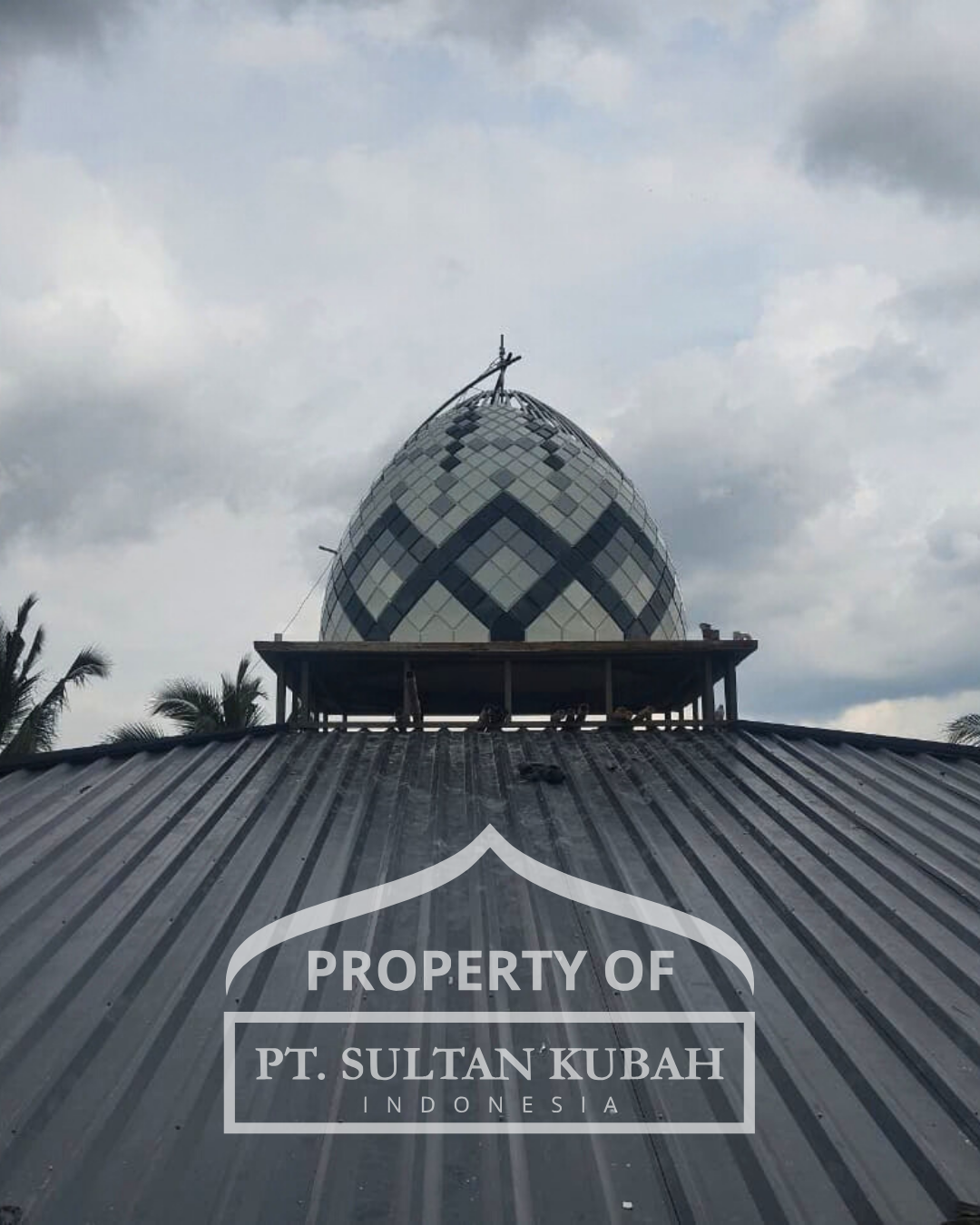JUAL KUBAH MASJID TAHAN LAMA DI KEC. PADANG UTARA, KOTA PADANG, SUMBAR (WA: 085117506337)