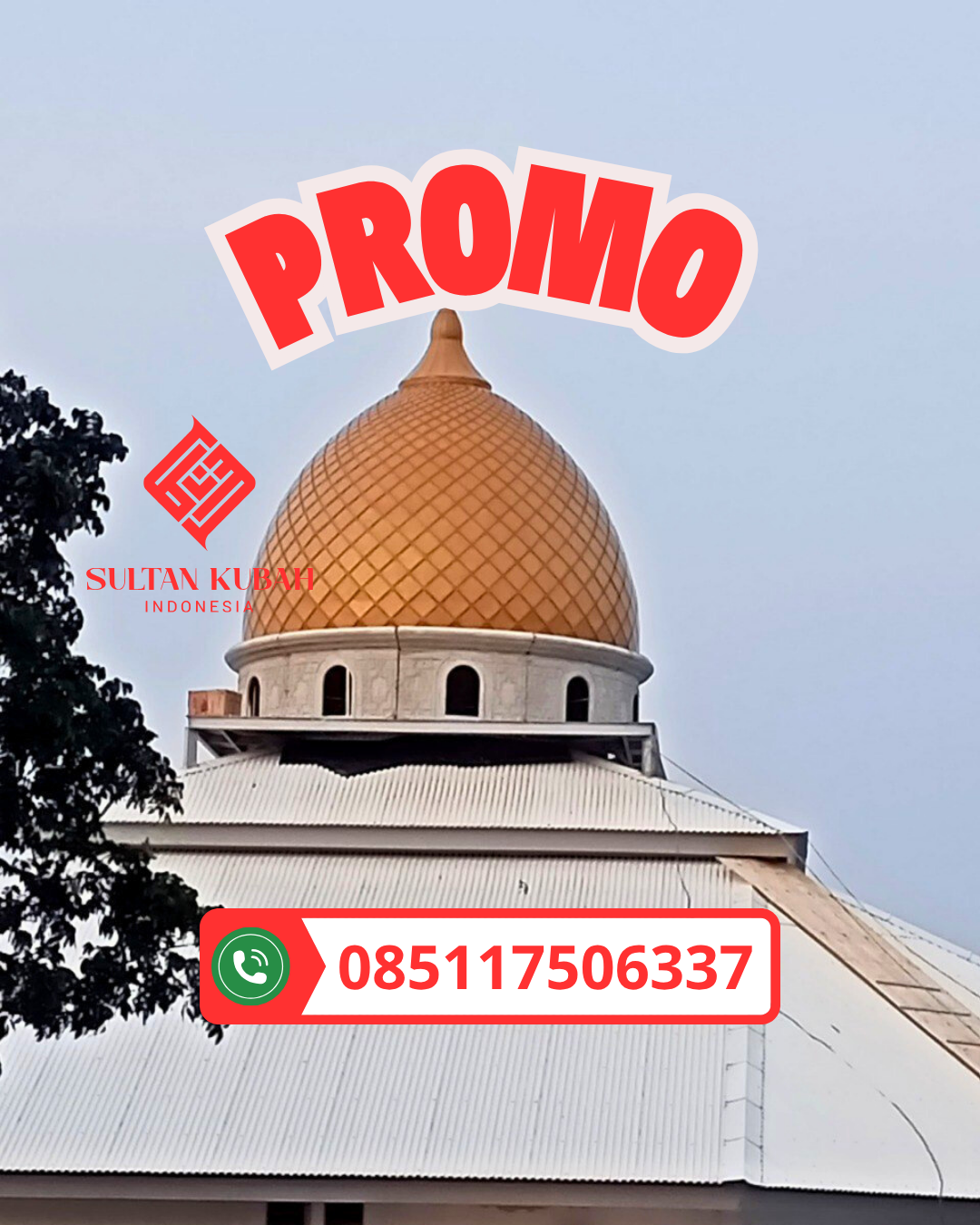 KUBAH MASJID HARGA TERJANGKAU DI KEC. WONOKROMO, KOTA SURABAYA (WA: 085117506337)