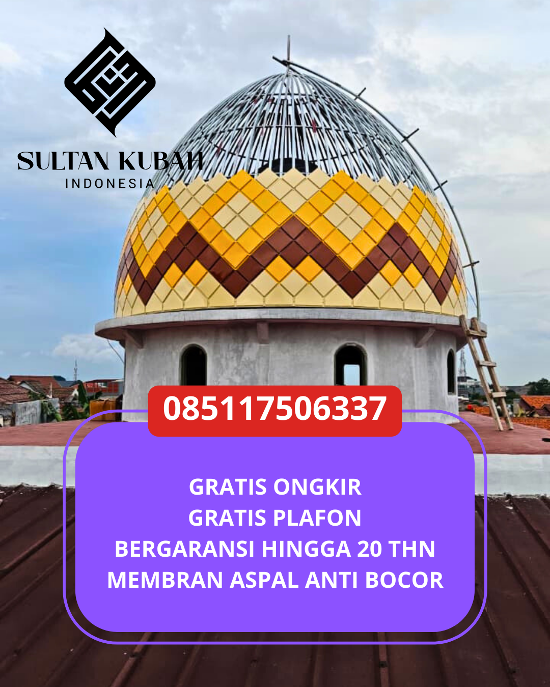 PABRIK KUBAH MASJID MODERN DI KEC. PENJARINGAN, KOTA JAKARTA UTARA (WA: 085117506337)