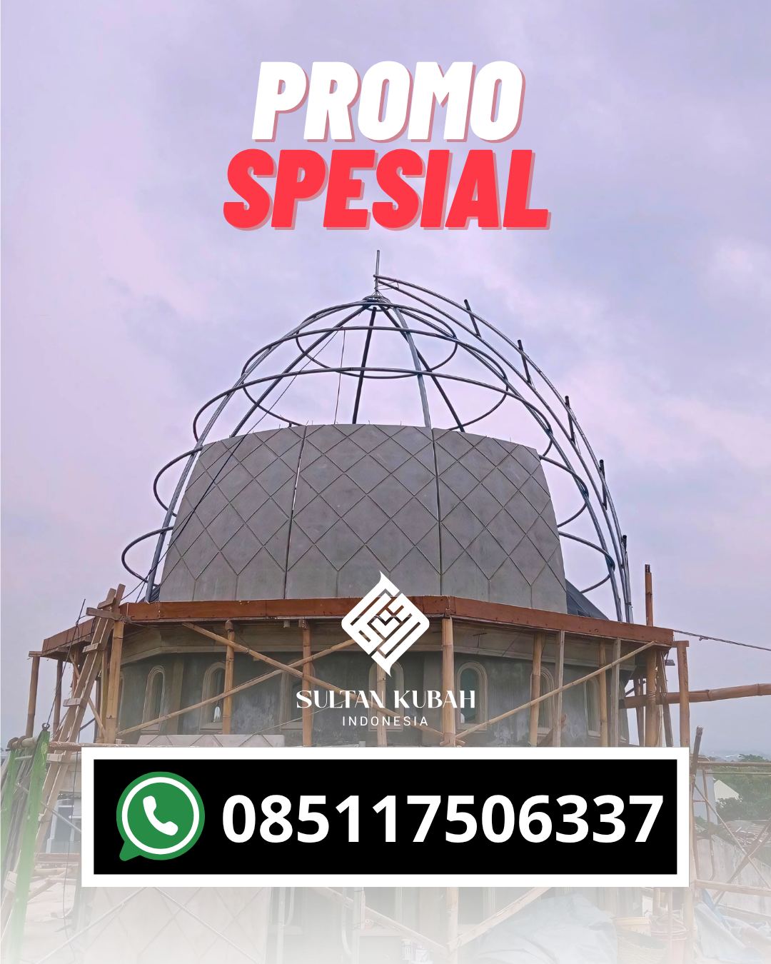 KUBAH MASJID GALVALUM HARGA TERJANGKAU DI KEC. MATARAM, KOTA MATARAM (WA: 085117506337)