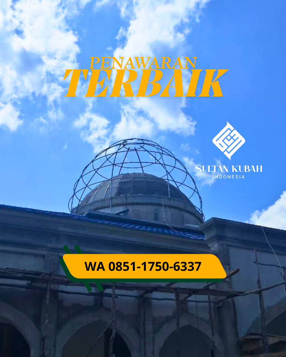 PABRIK KUBAH MASJID MODERN DI KEC. ILIR BARAT I, KOTA PALEMBANG (WA: 085117506337)