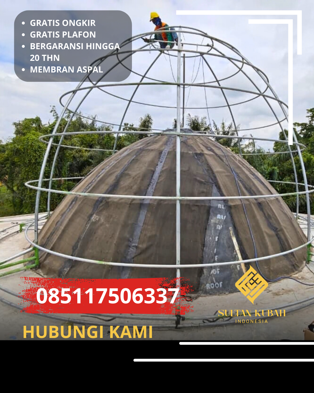 PRODUSEN KUBAH MASJID EKSKLUSIF DI KEC. BLANG BINTANG, KAB. ACEH BESAR (WA: 085117506337)