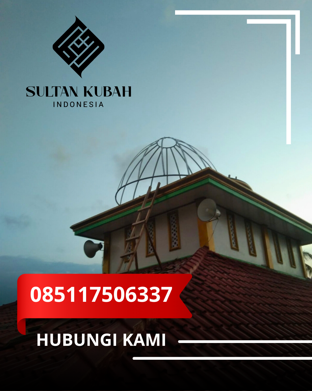 KUBAH MASJID HARGA TERJANGKAU DI KEC MEURAXA, KOTA BANDA ACEH, ACEH (WA: 085117506337)