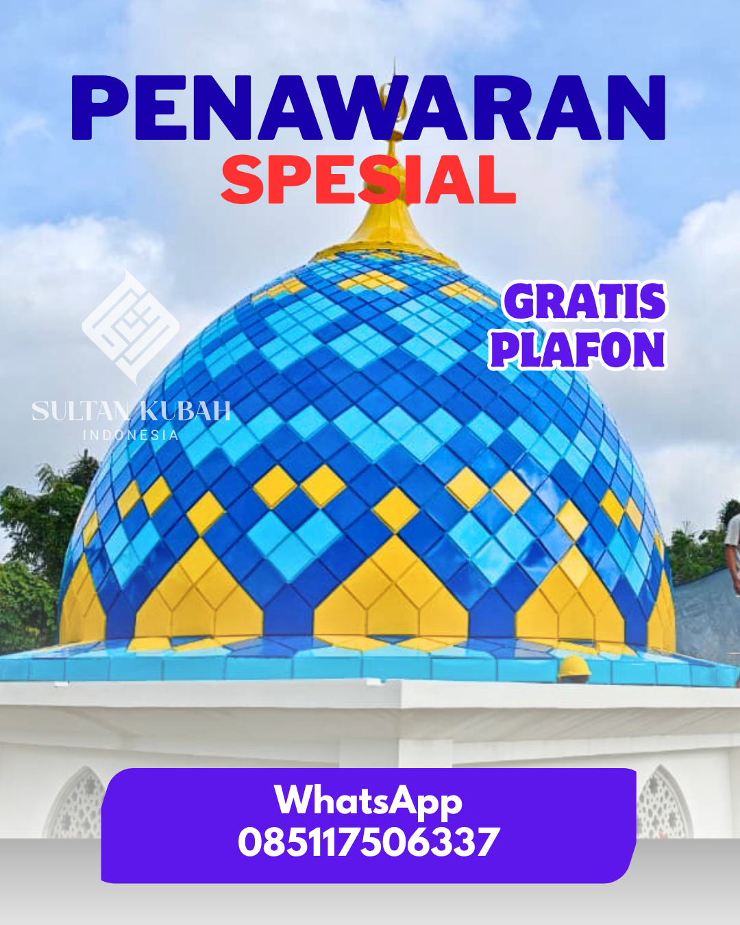 JUAL KUBAH MASJID TAHAN LAMA DI KEC. PEDURUNGAN, KOTA SEMARANG (WA: 085117506337)